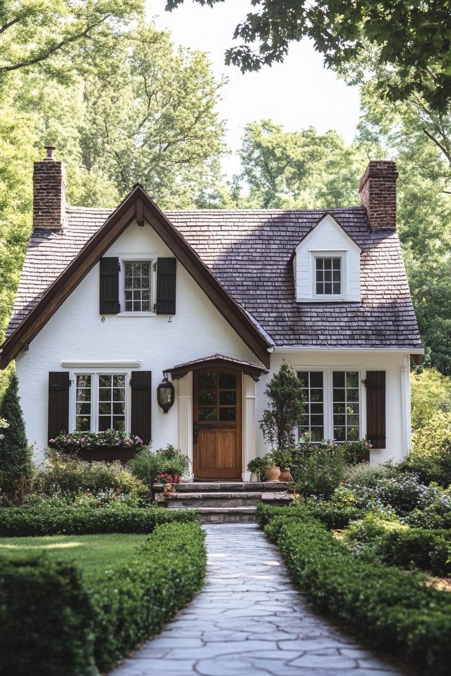 Charming Fairy-Tale Cottage with Leafy Charm