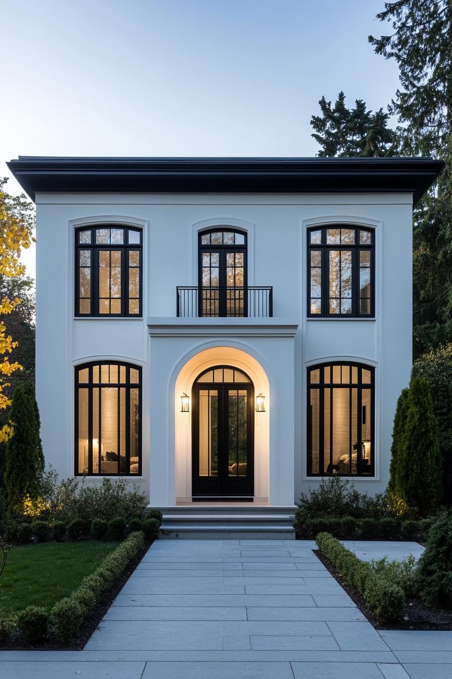 Bright Neoclassical Delight with a Modern Twist