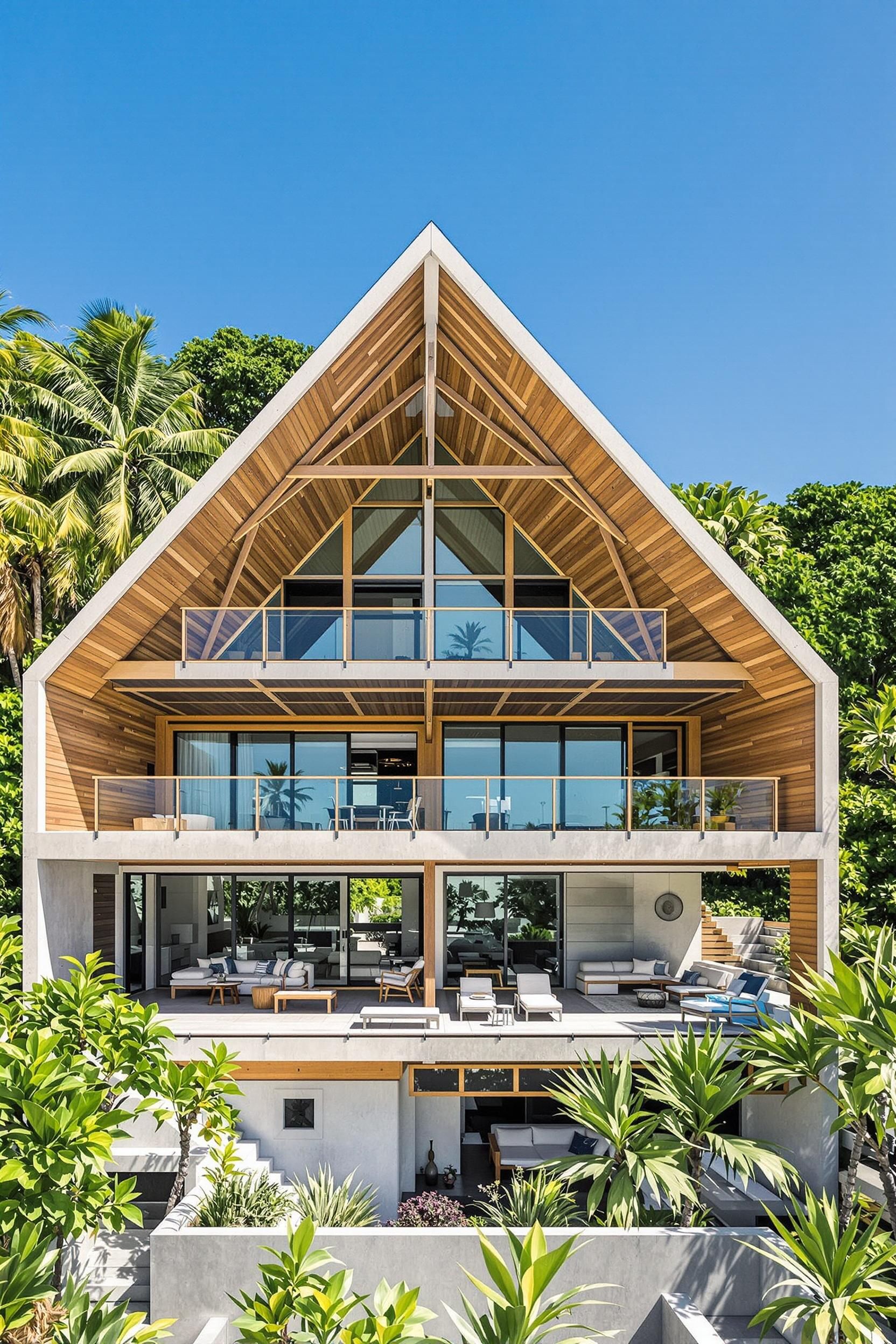 Pointy Roof and Ocean Views