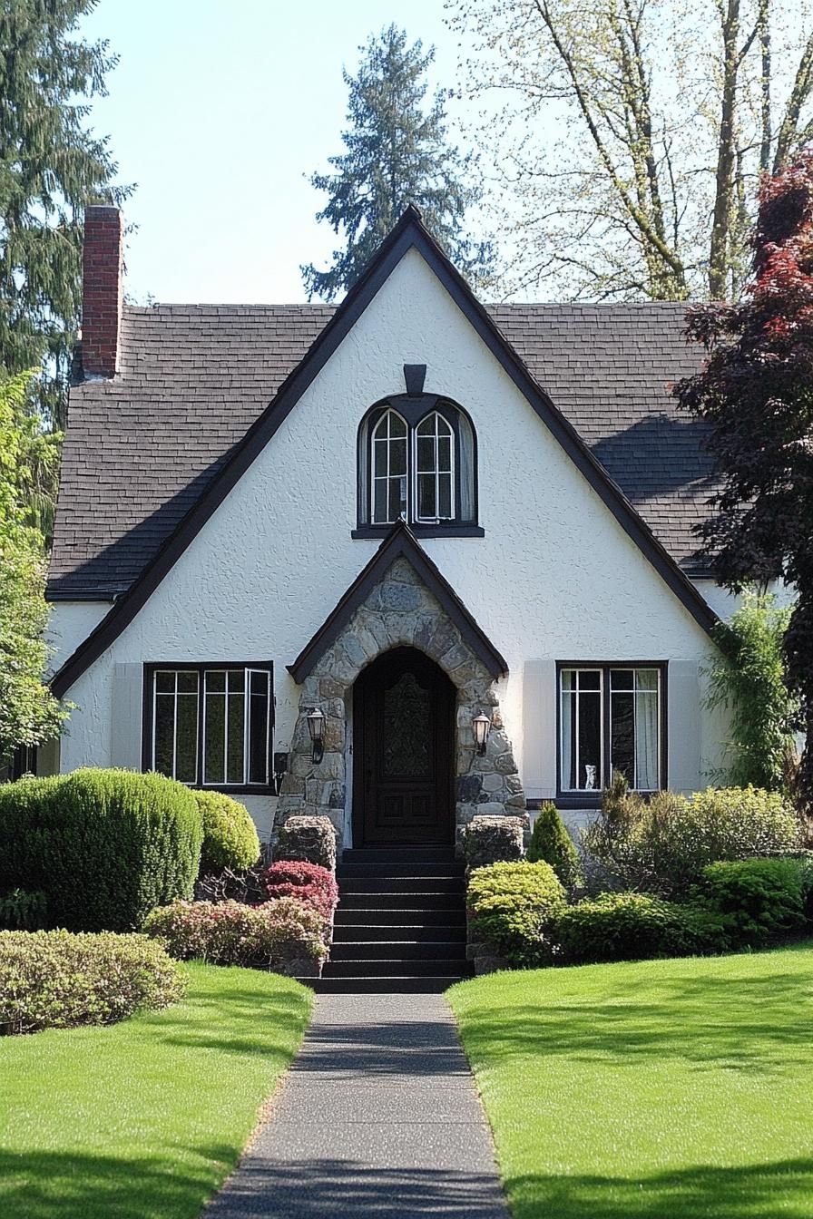 Charming Stone Cottage with Gothic Flair