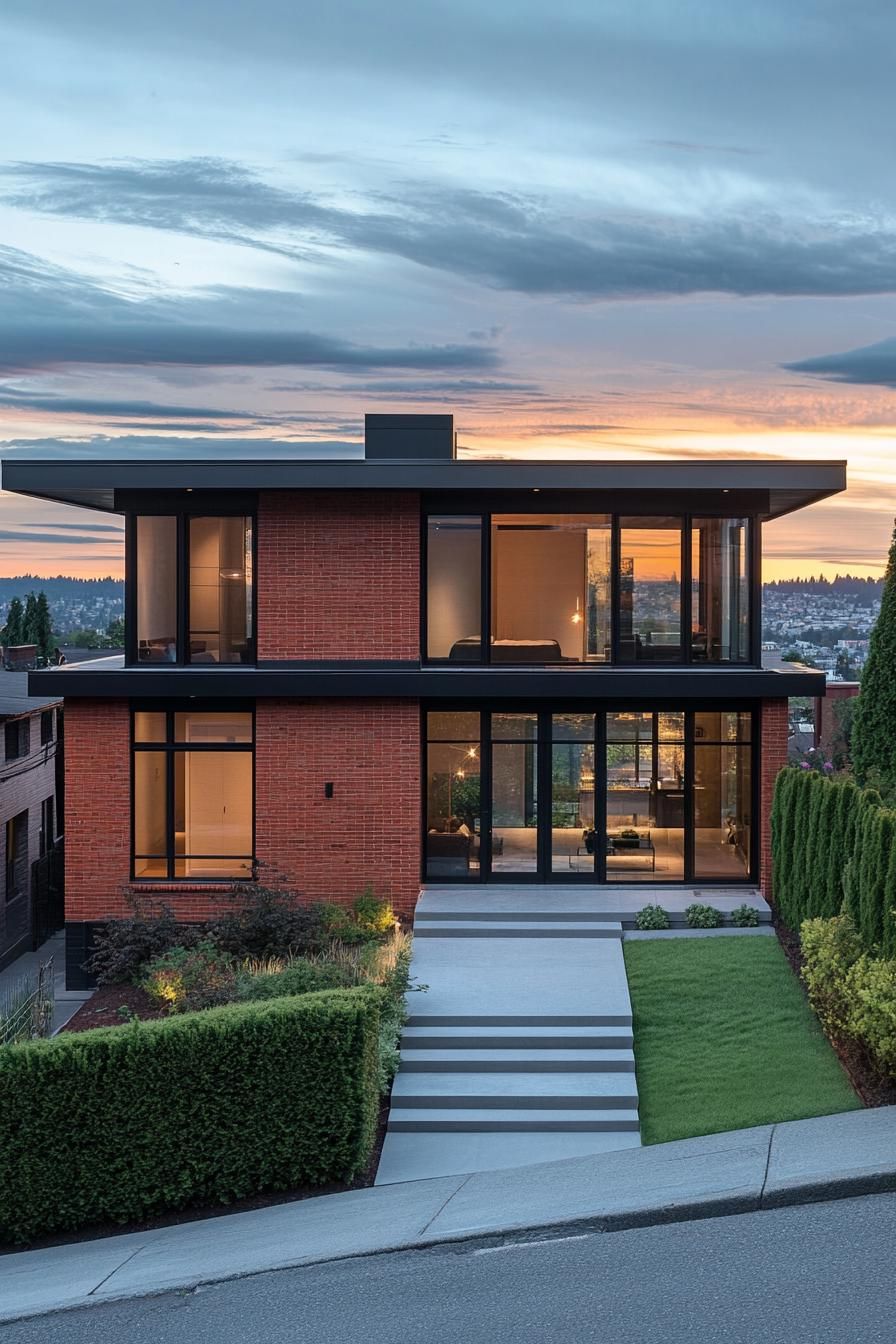 Brick Haven Overlooking the Sunset