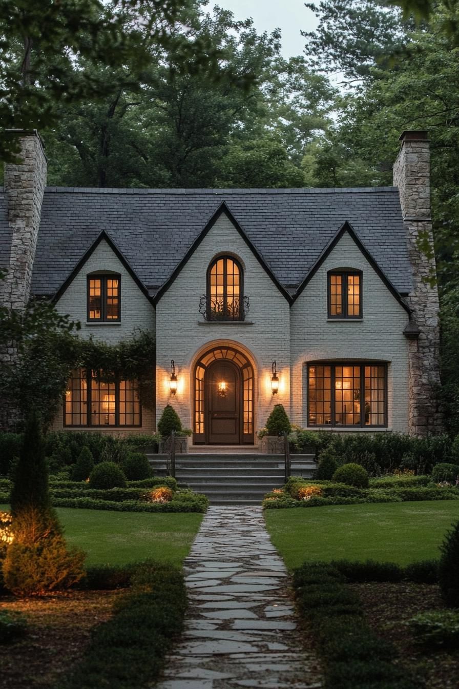 Charming Brick Hideaway With Gothic Allure