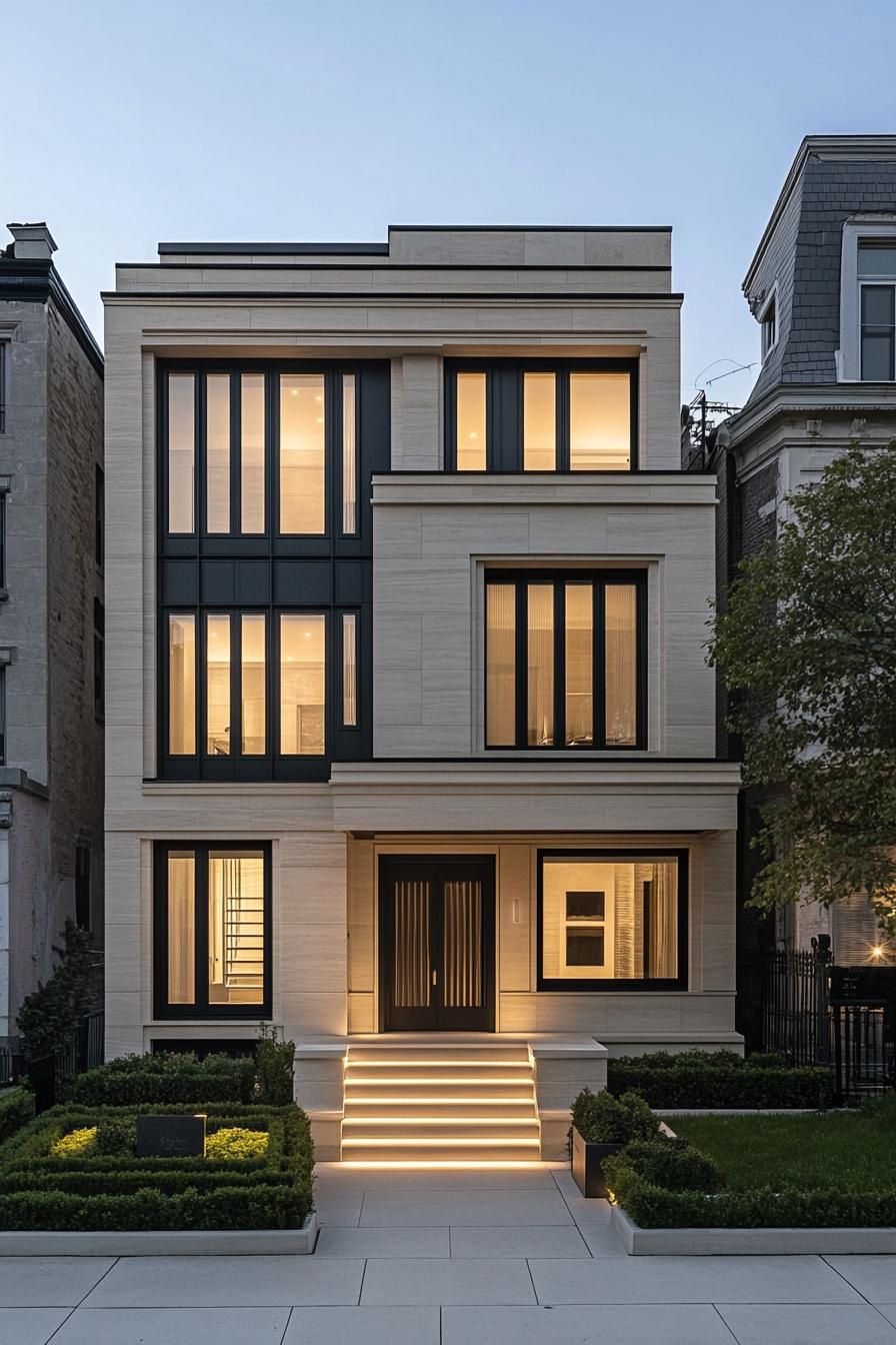 Modern Neo-Classical Night Delight
