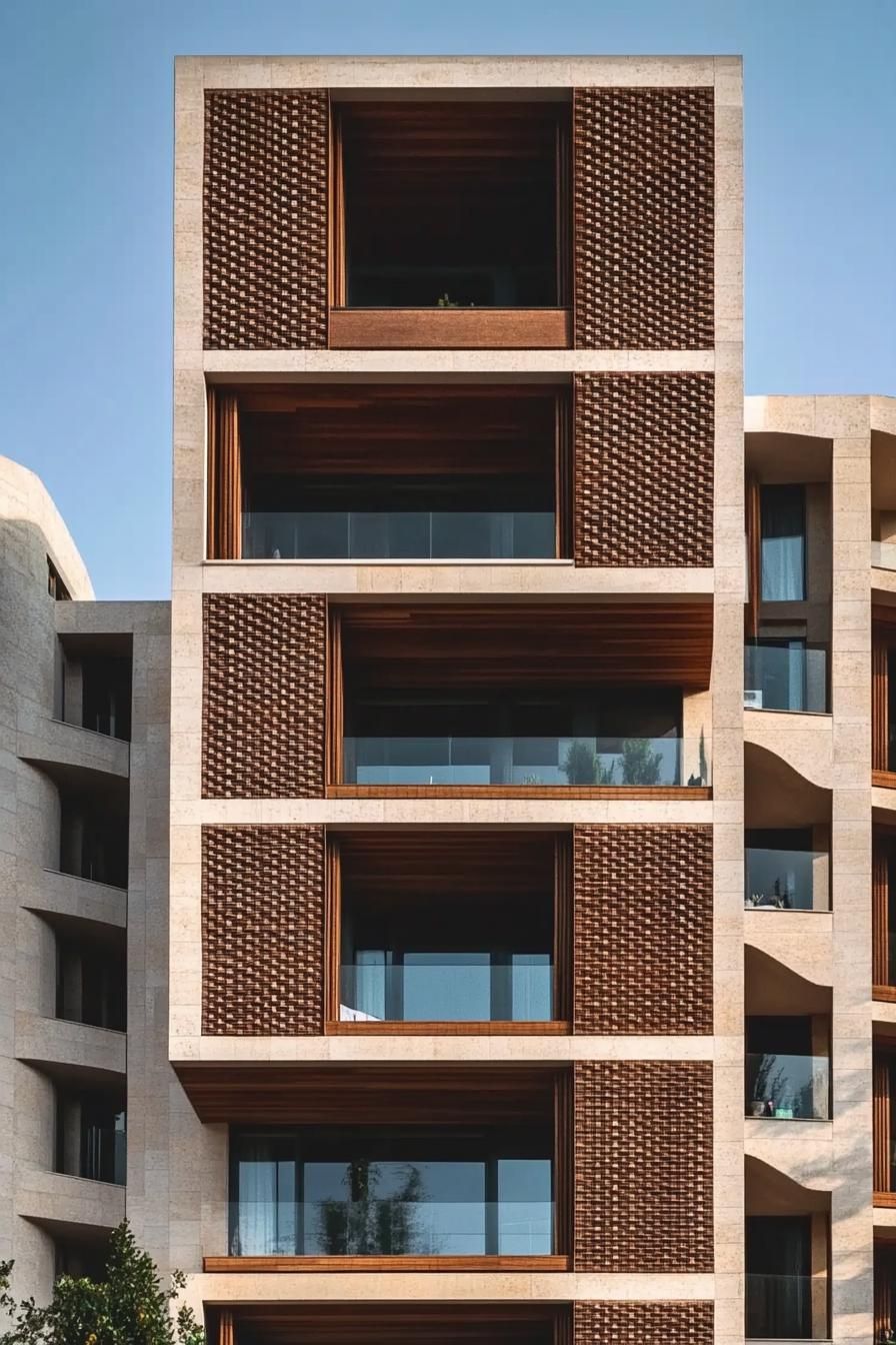 modern residential building facade architecture