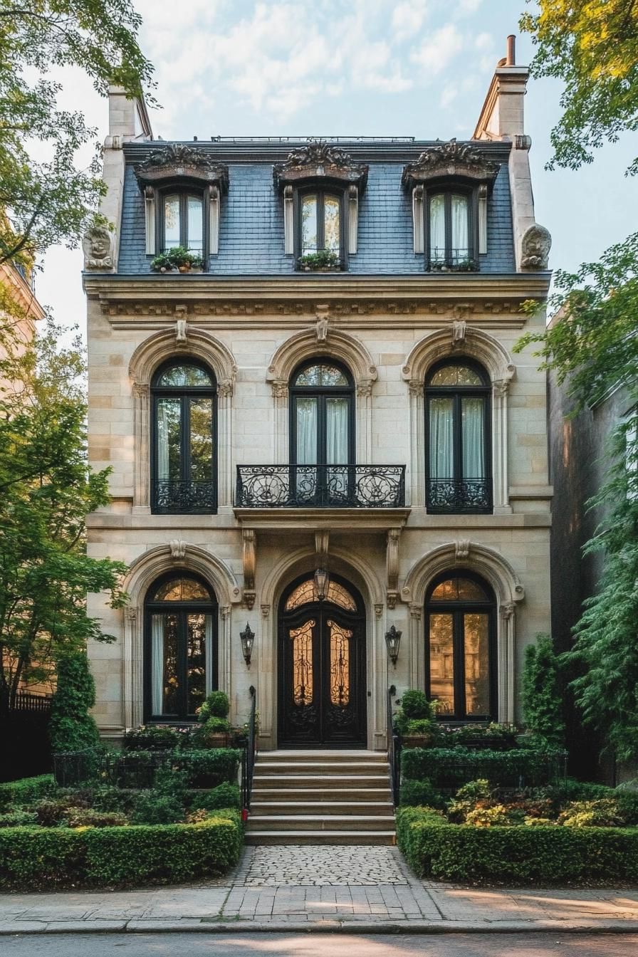 Stately Elegance and Modern French Pizzazz
