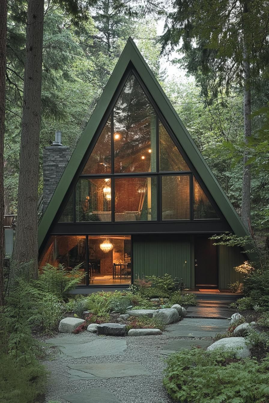 Triangular Haven: Geometry Meets Greenery