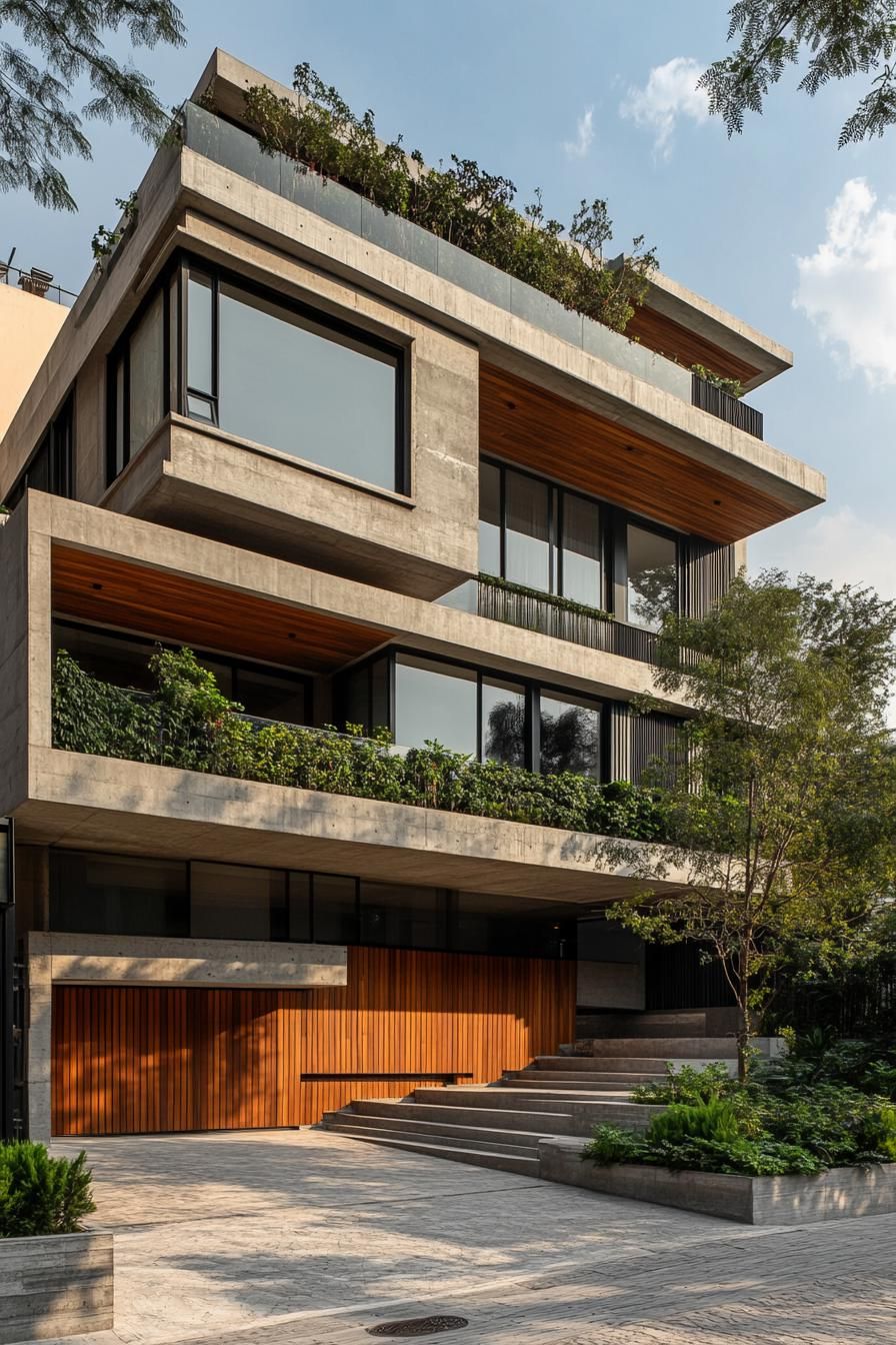 A Leafy Concrete Retreat