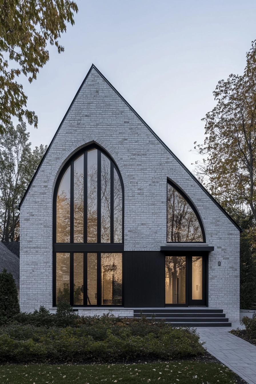 Arched Elegance in Monochrome Majesty