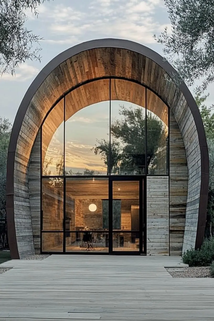 A Cozy Eggshell-Toned Facade
