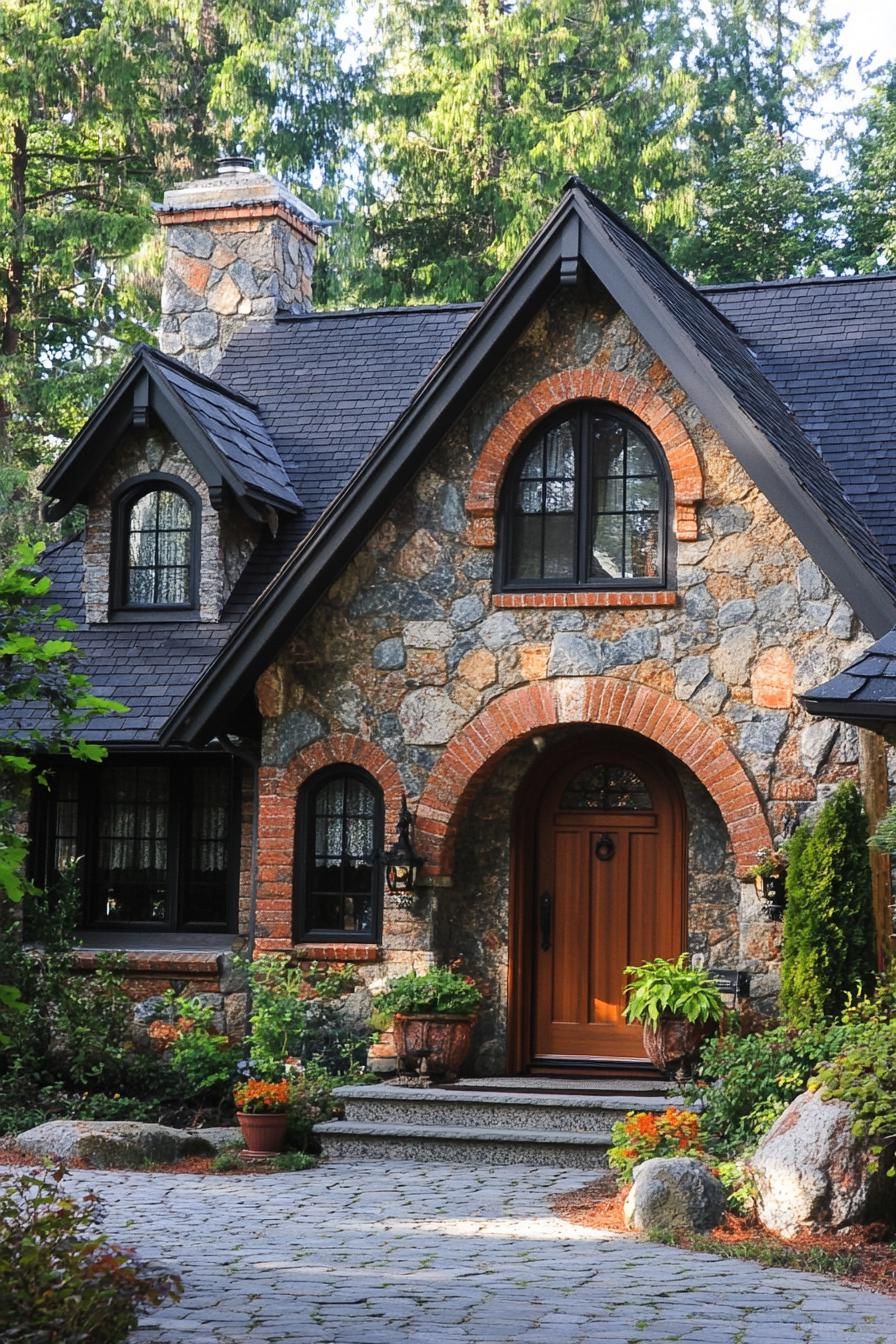 Rustic Hideaway With Arched Allure