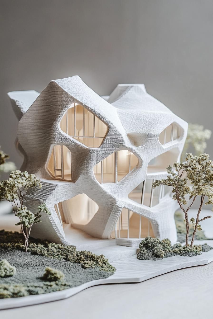 Futuristic Honeycomb House