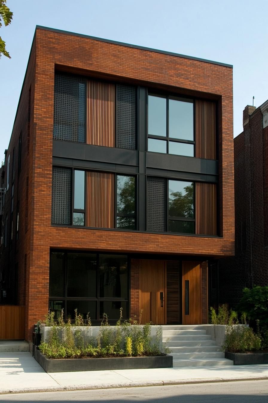 Brick House with a Modern Twist