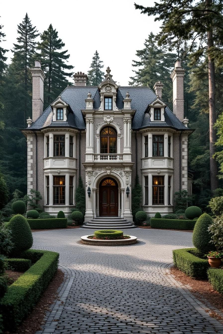Charming Abode: The Noble French Facade