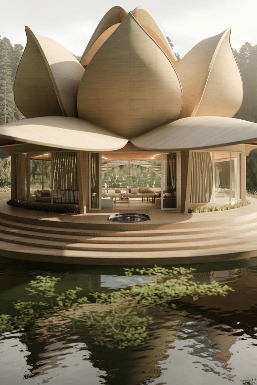 Petal Pavilion: Where Architecture Blossoms