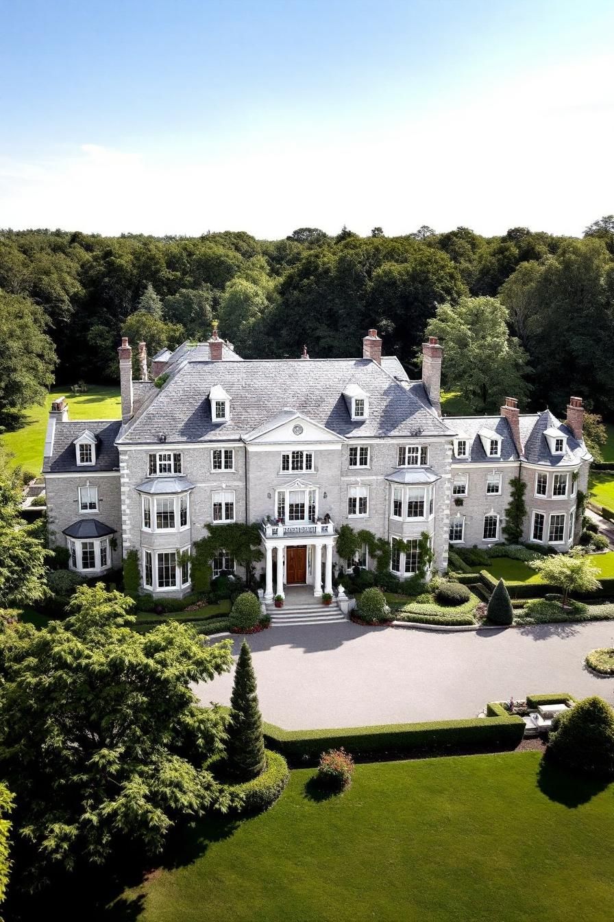 Luxurious Georgian home with sprawling gardens