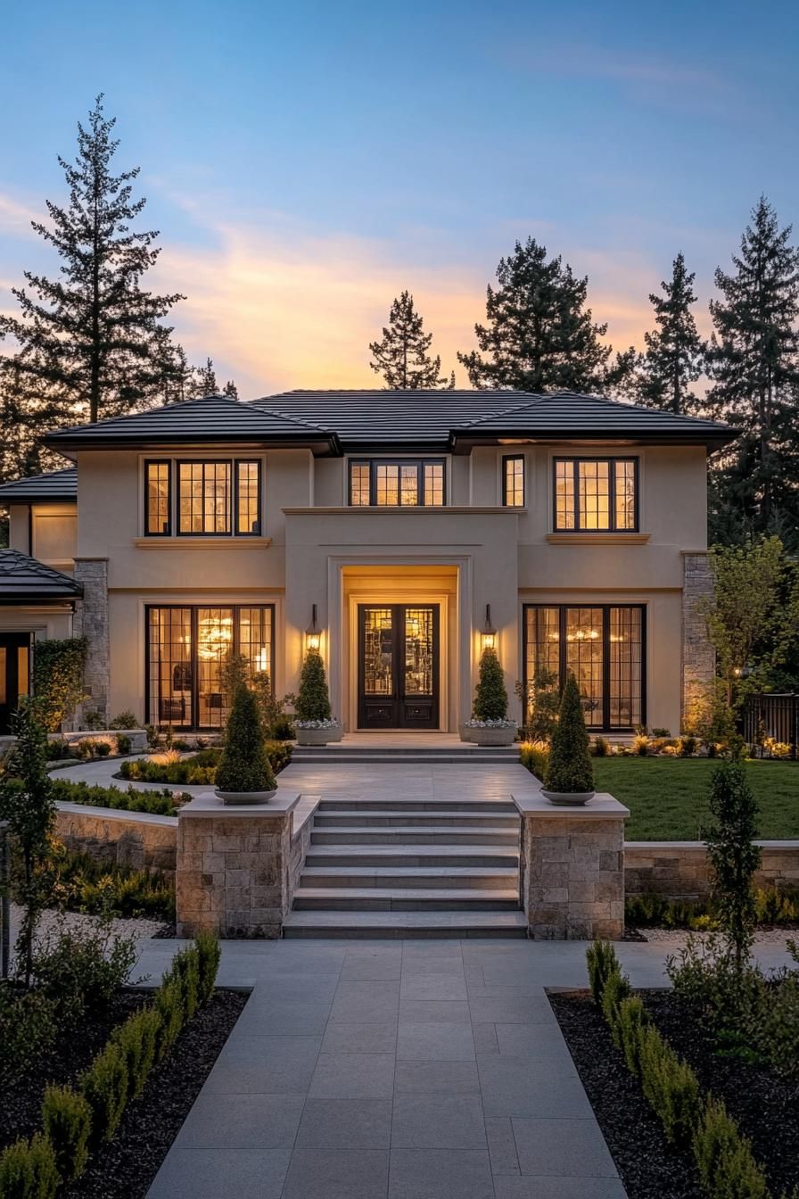 Grand Neoclassical Evening Retreat