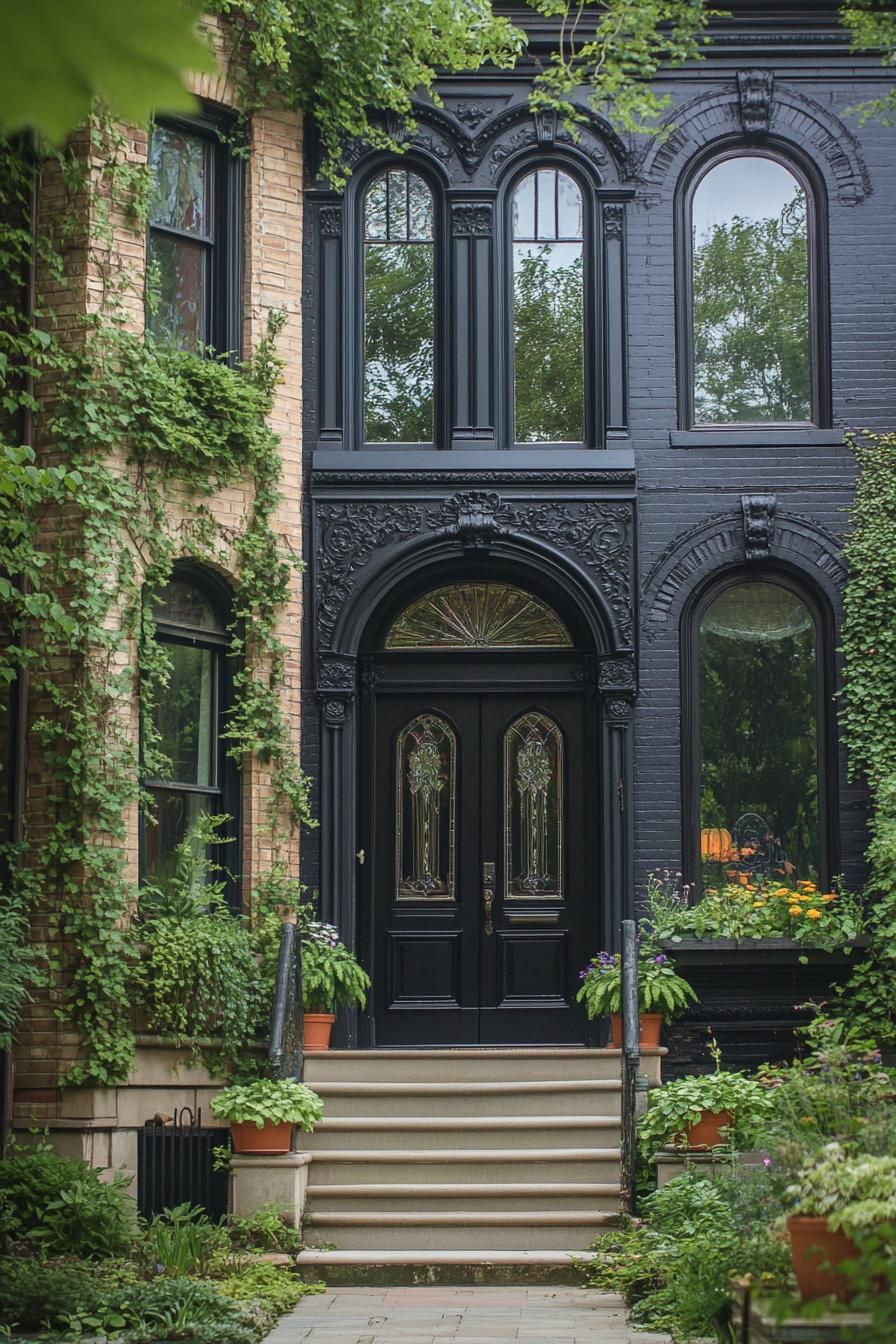Gothic Chic Meets Urban Greenery