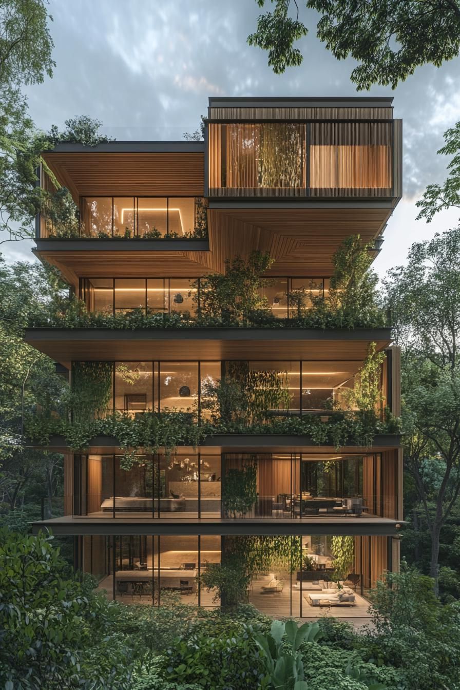 The Jungle-Edged Living Tower