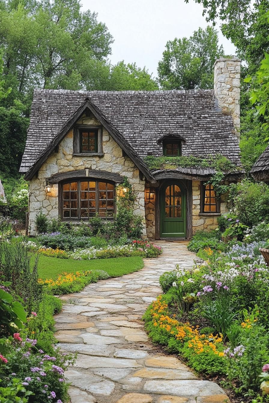 Charming Hobbit Hideaway with Stone Delight
