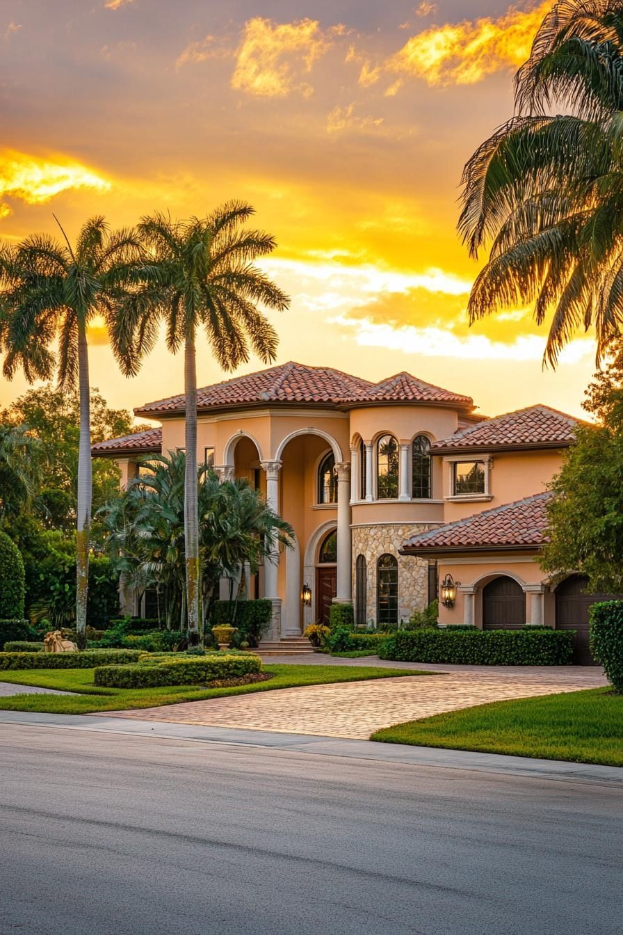 A Palatial Sunset Paradise