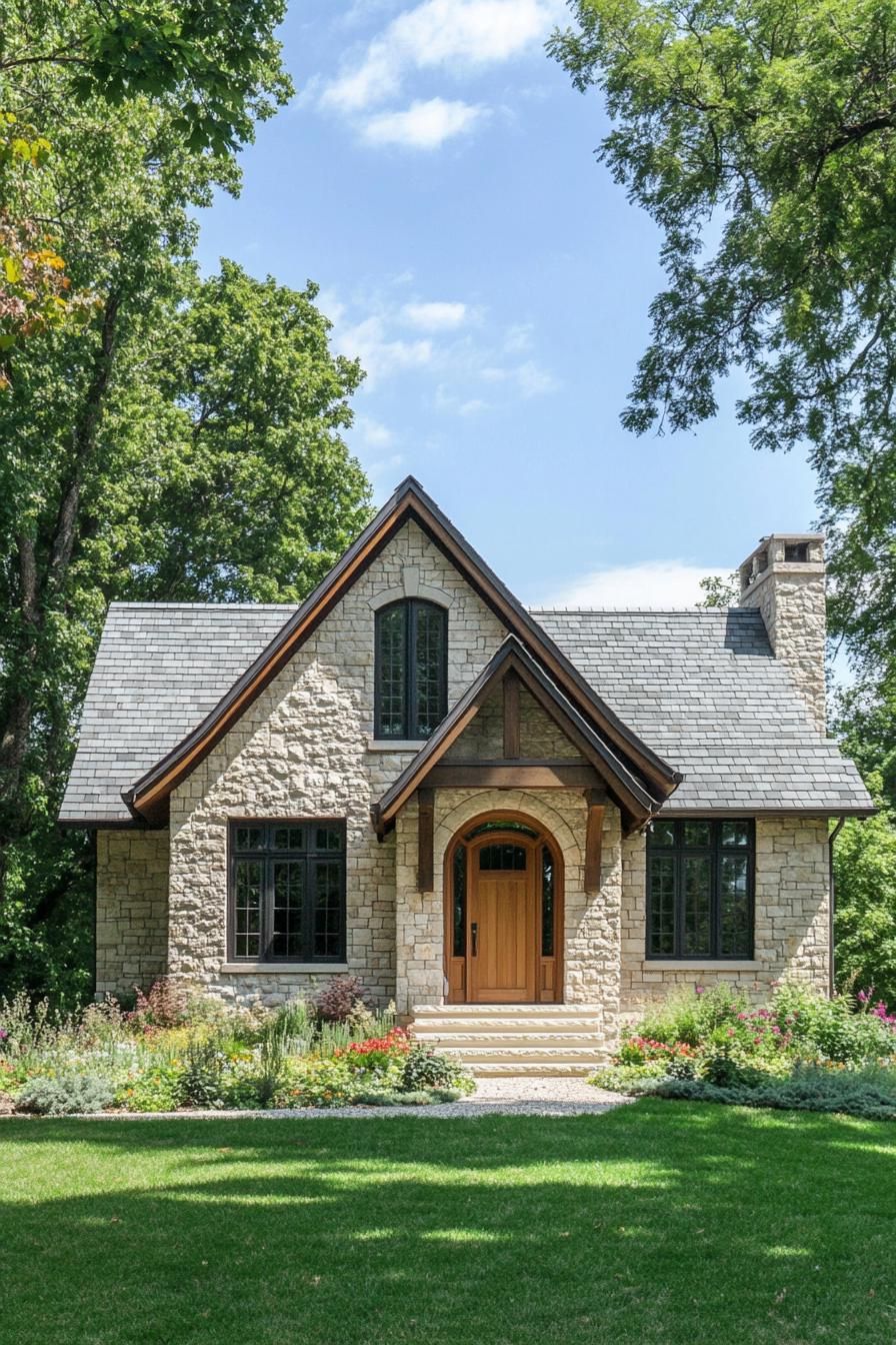 Stone Cottage with a Cheerful Charm