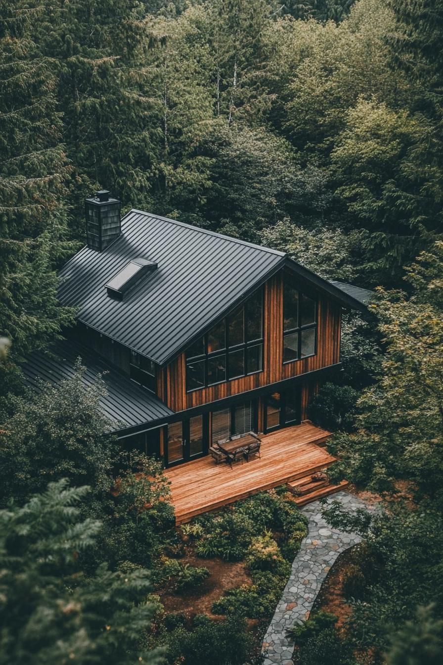 A Rustic Retreat in the Woods
