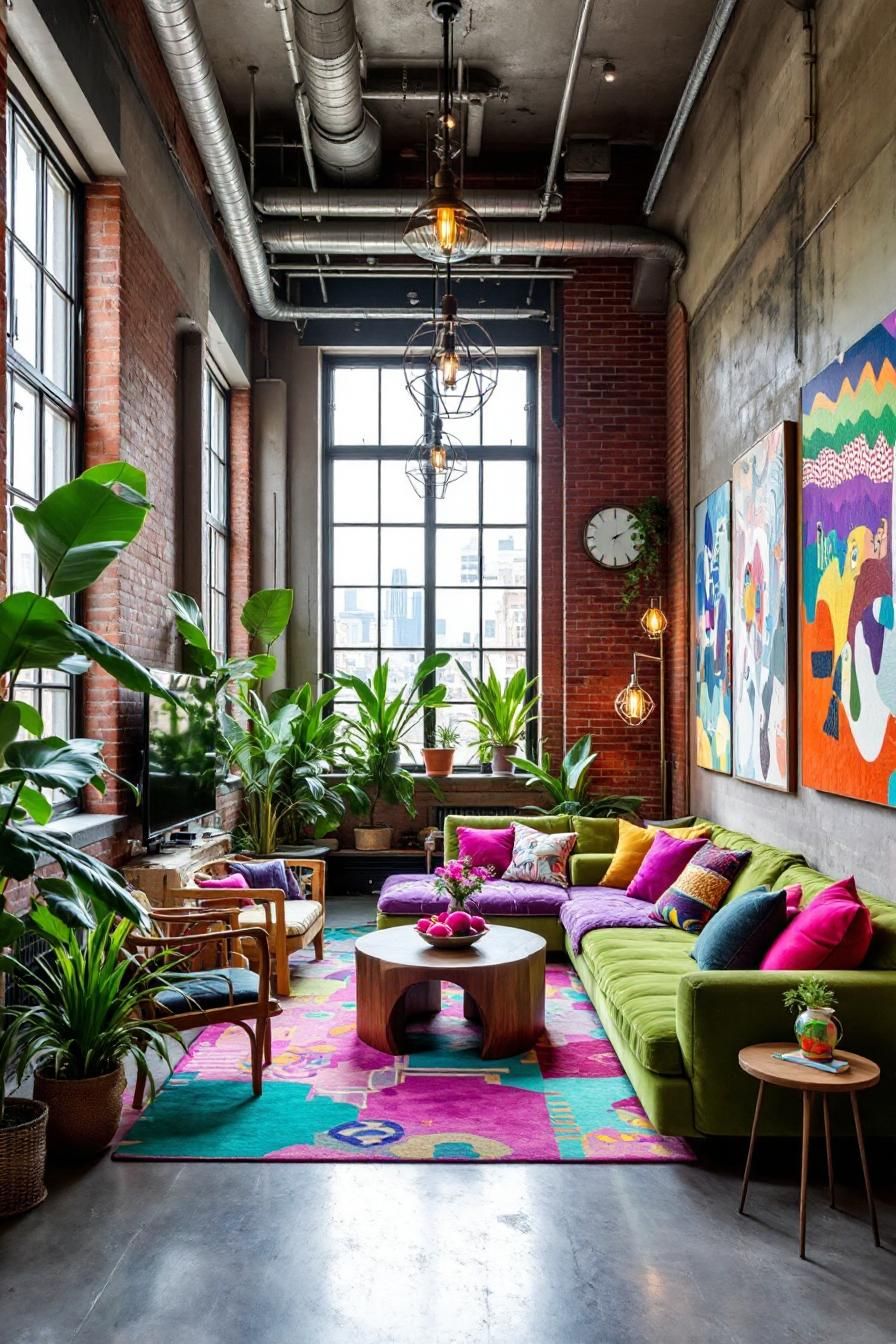 A Kaleidoscope Nest for the Eclectic Artist