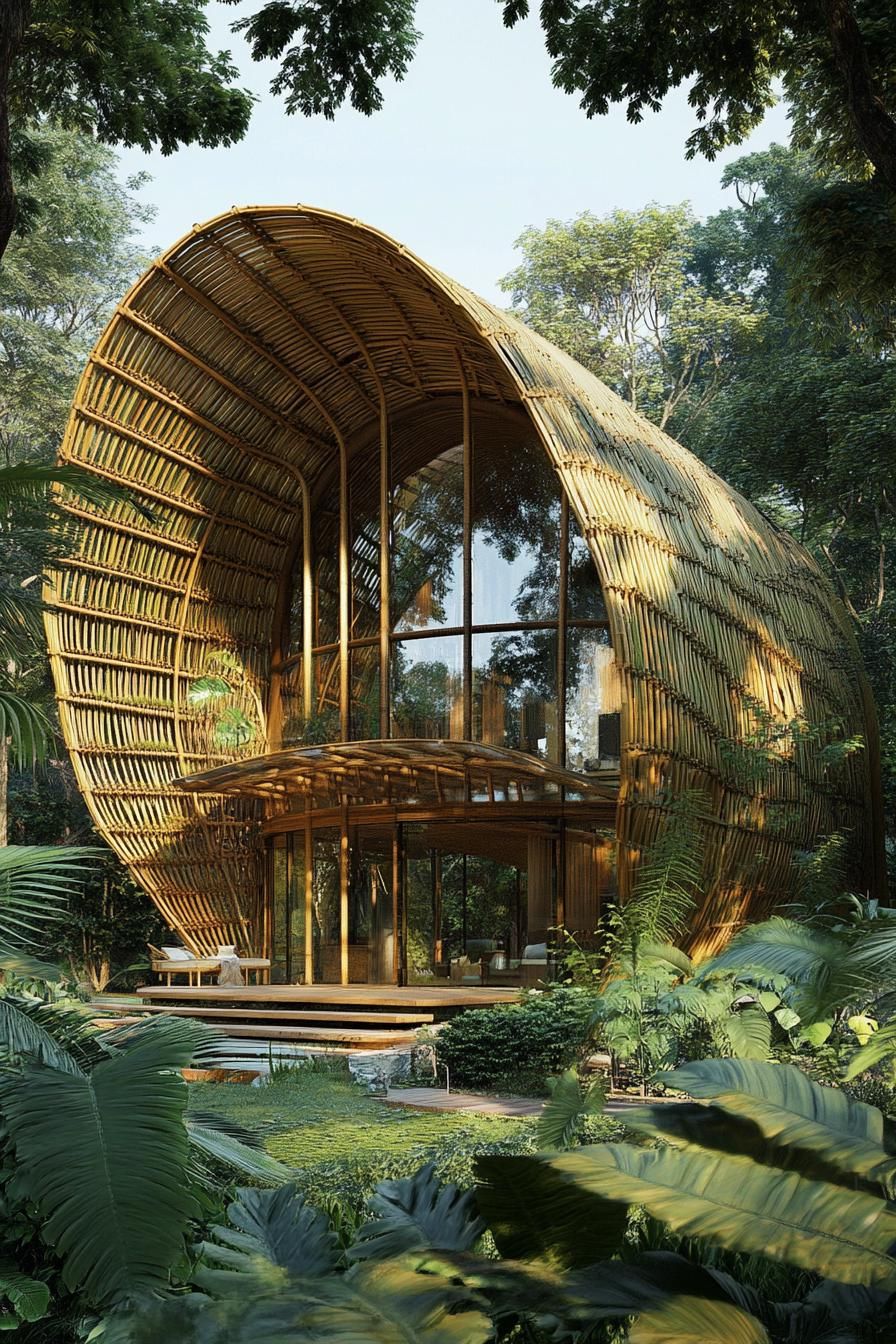 Bamboo Cocoon: The Leafy Embrace