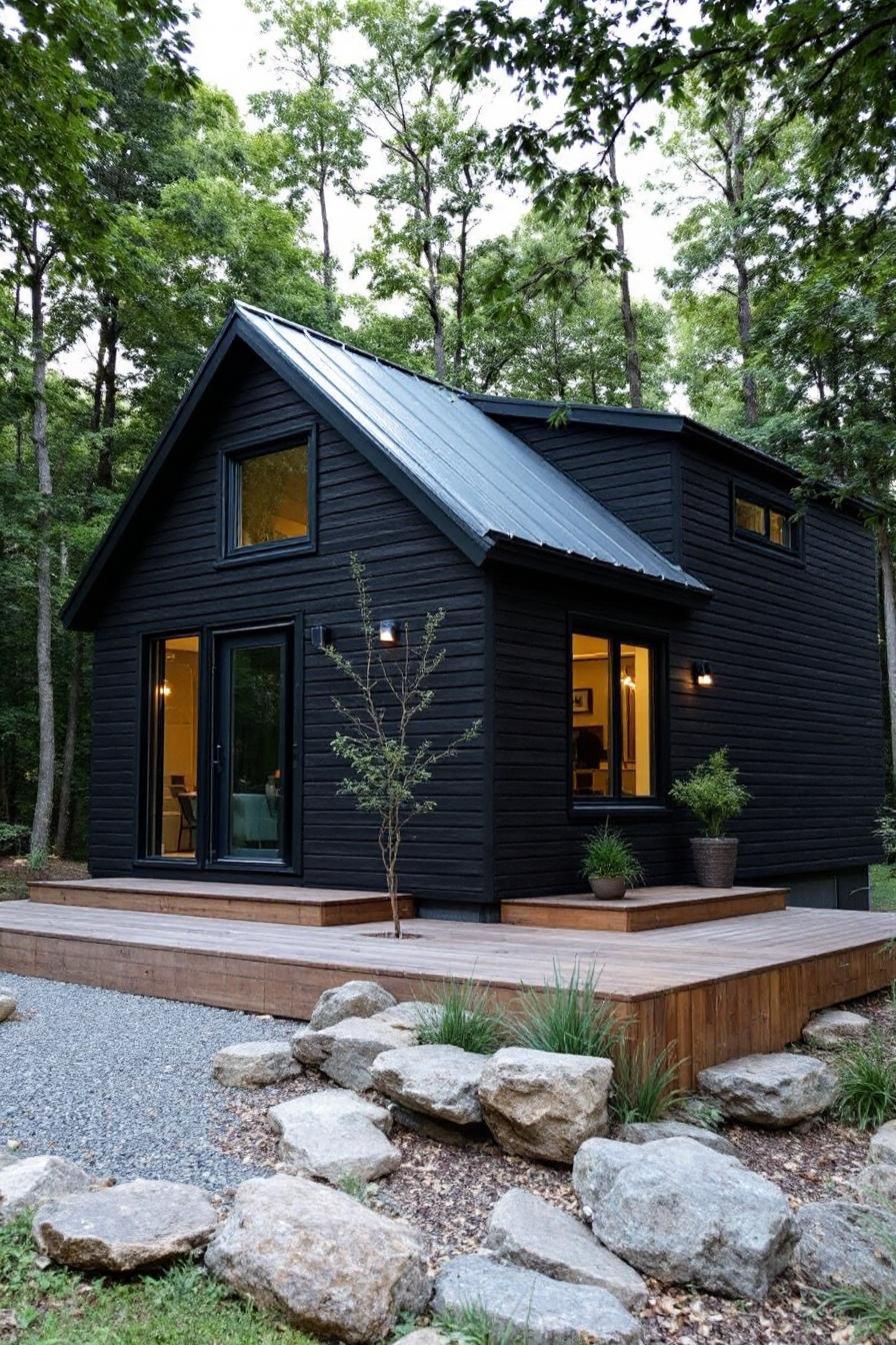 Chic Forest Chalet Surprise