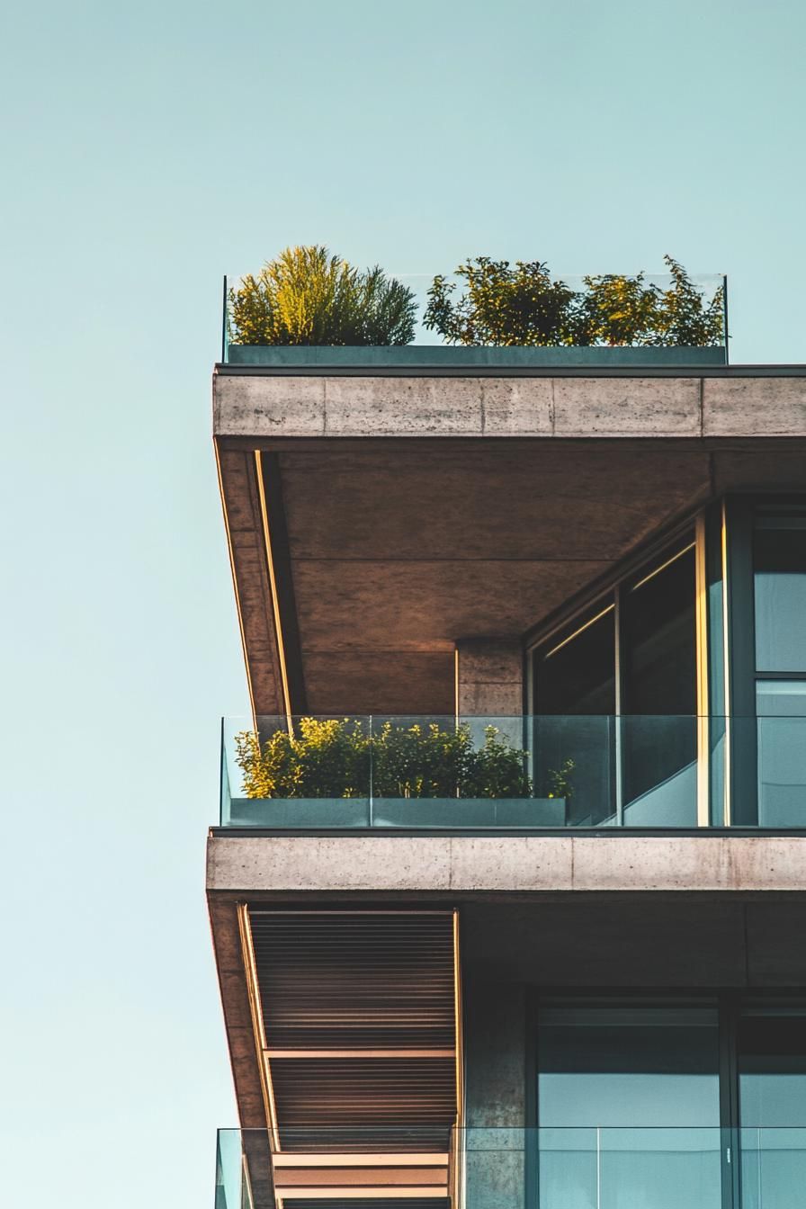 The Hanging Gardens on Concrete Ledges