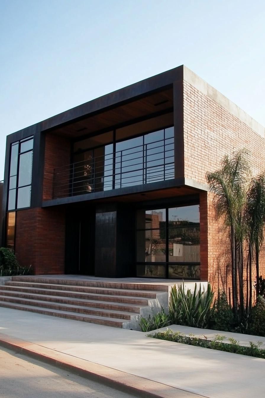 Brick Box in a Palm Paradise