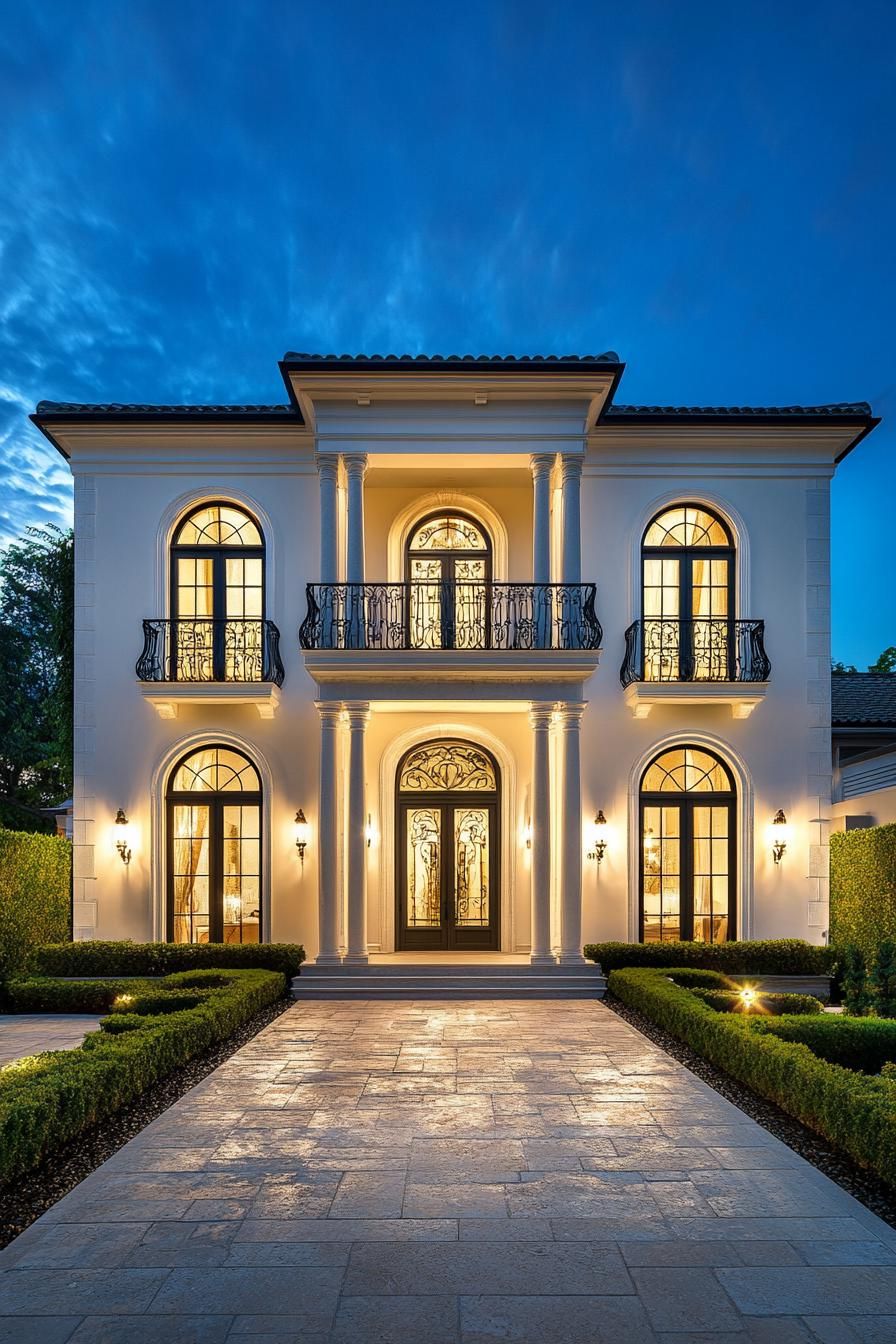 A Moonlit Architectural Marvel