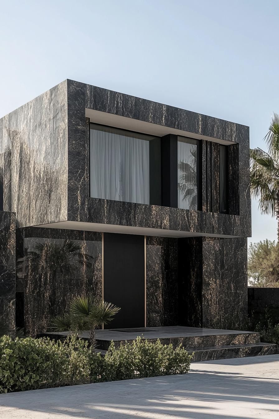 Sleek Marble Magic With Desert Chic