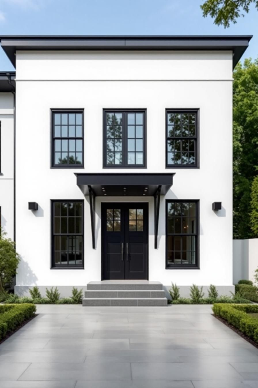 Black and White Neoclassical Nest