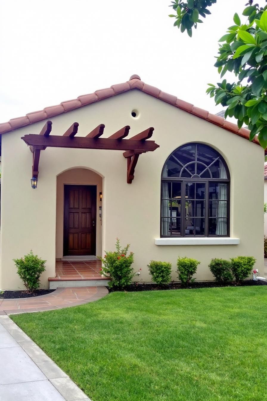 Spanish bungalow with terracotta roof