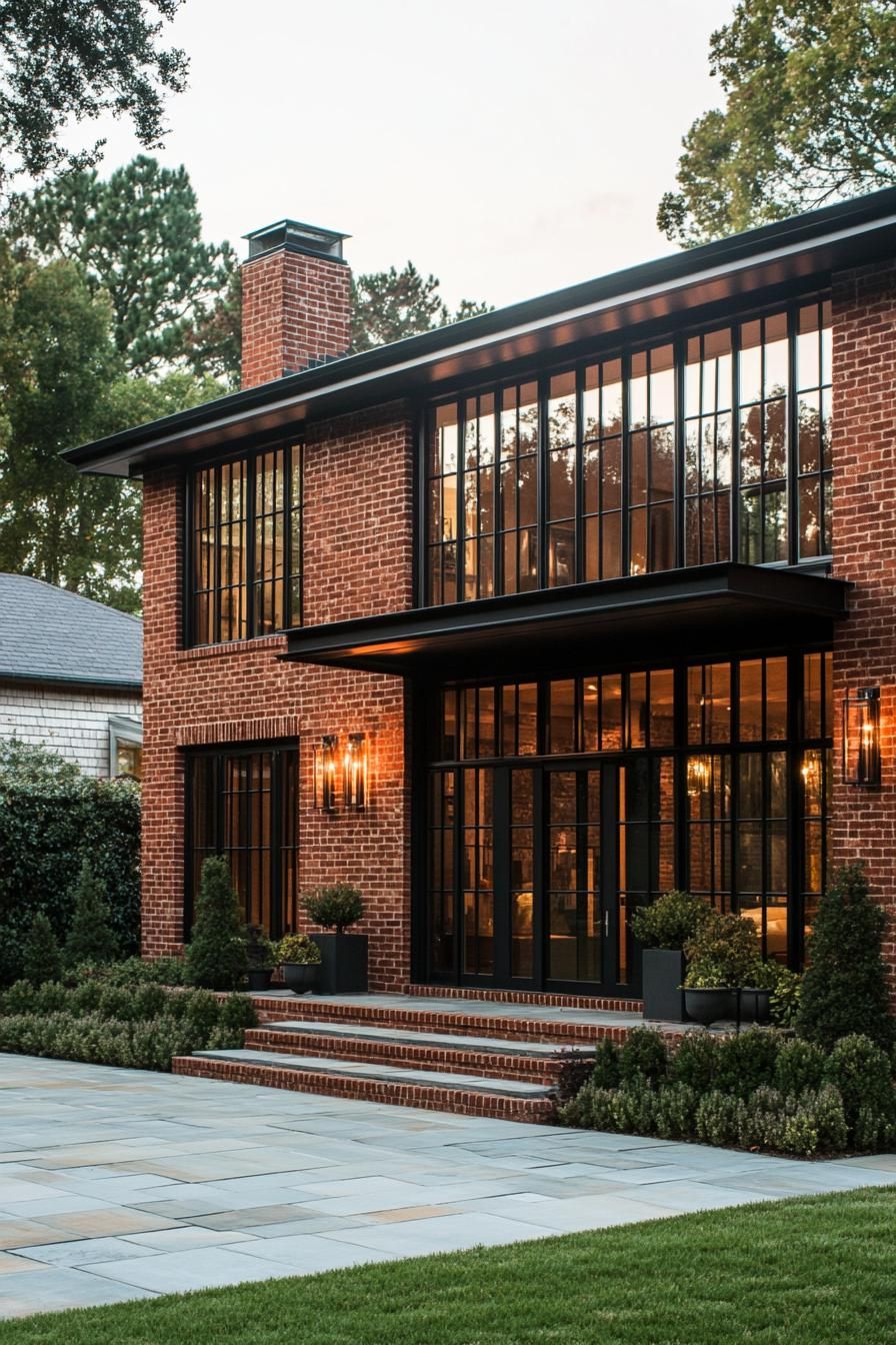 A Brick Bonanza With A Glass Facade