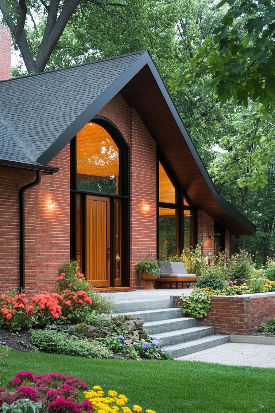 Brick Beauty With a Cozy Charm