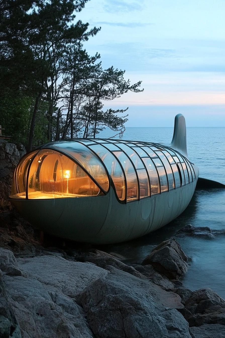 Submarine Home by the Shore