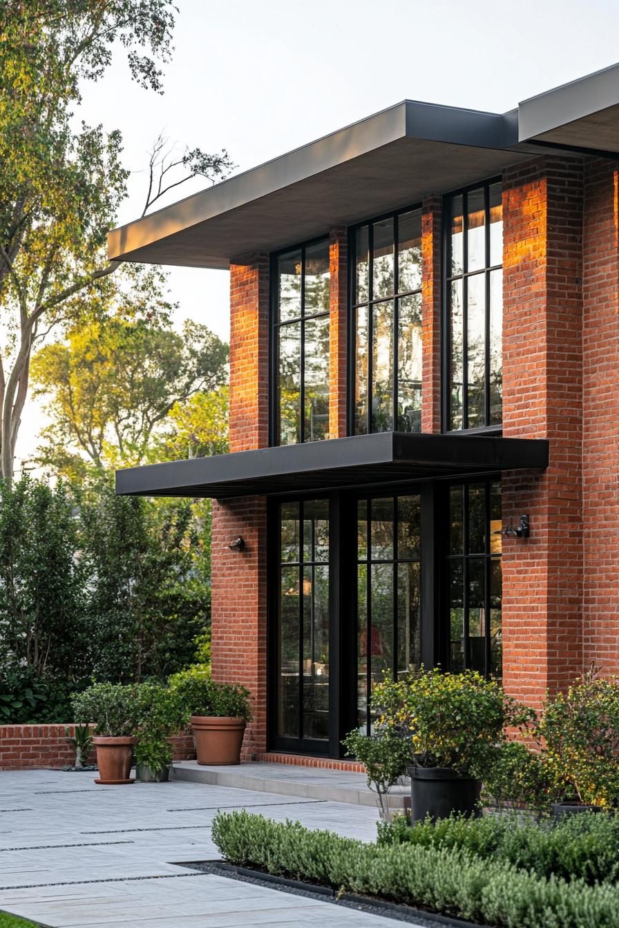 A Brick Paradise with Botanical Charm