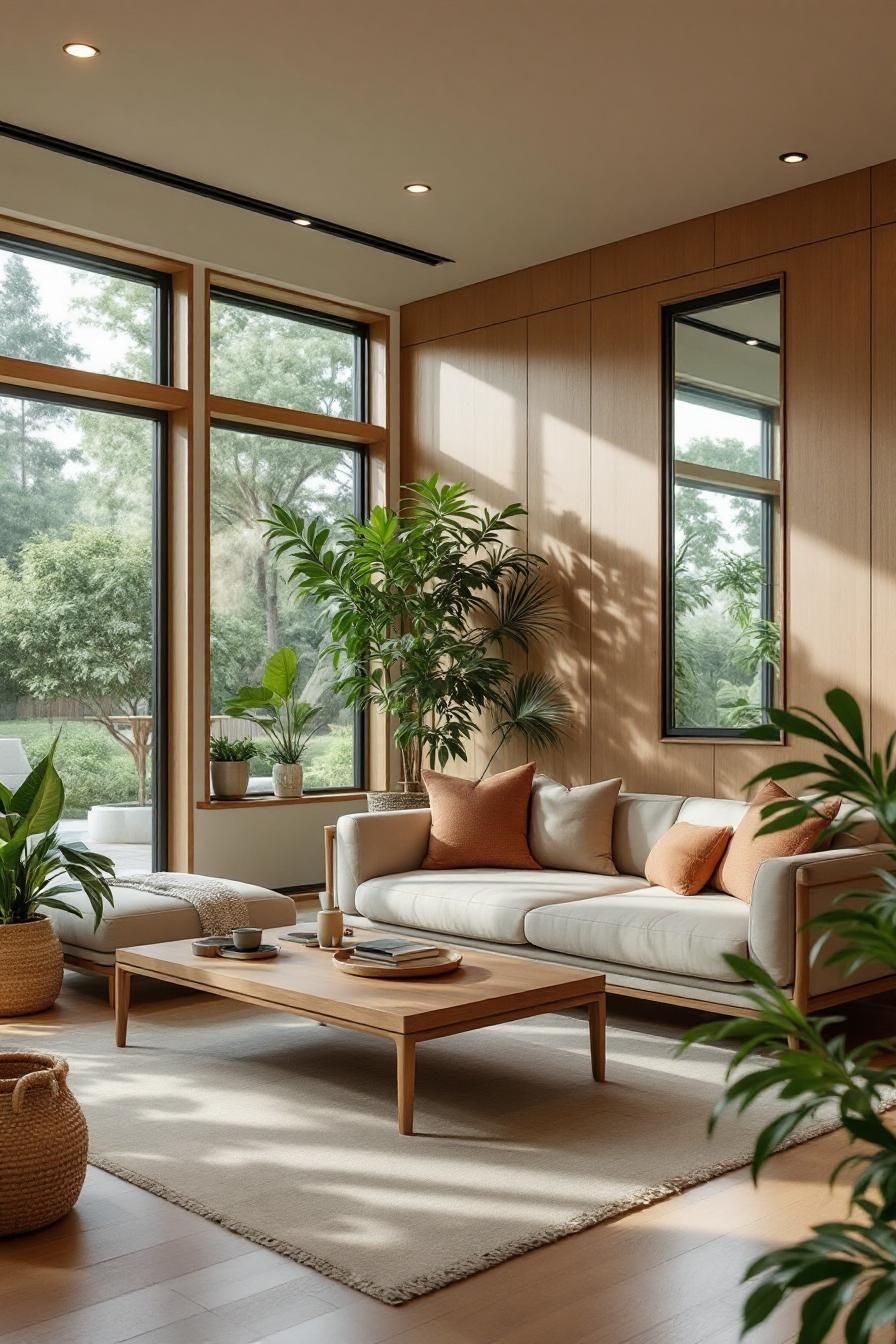 Sunkissed Serenity: Nature’s Embrace in Minimalism