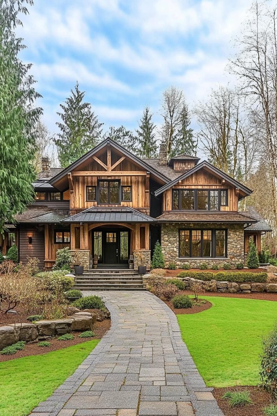 A Rustic Retreat with a Stone Smile