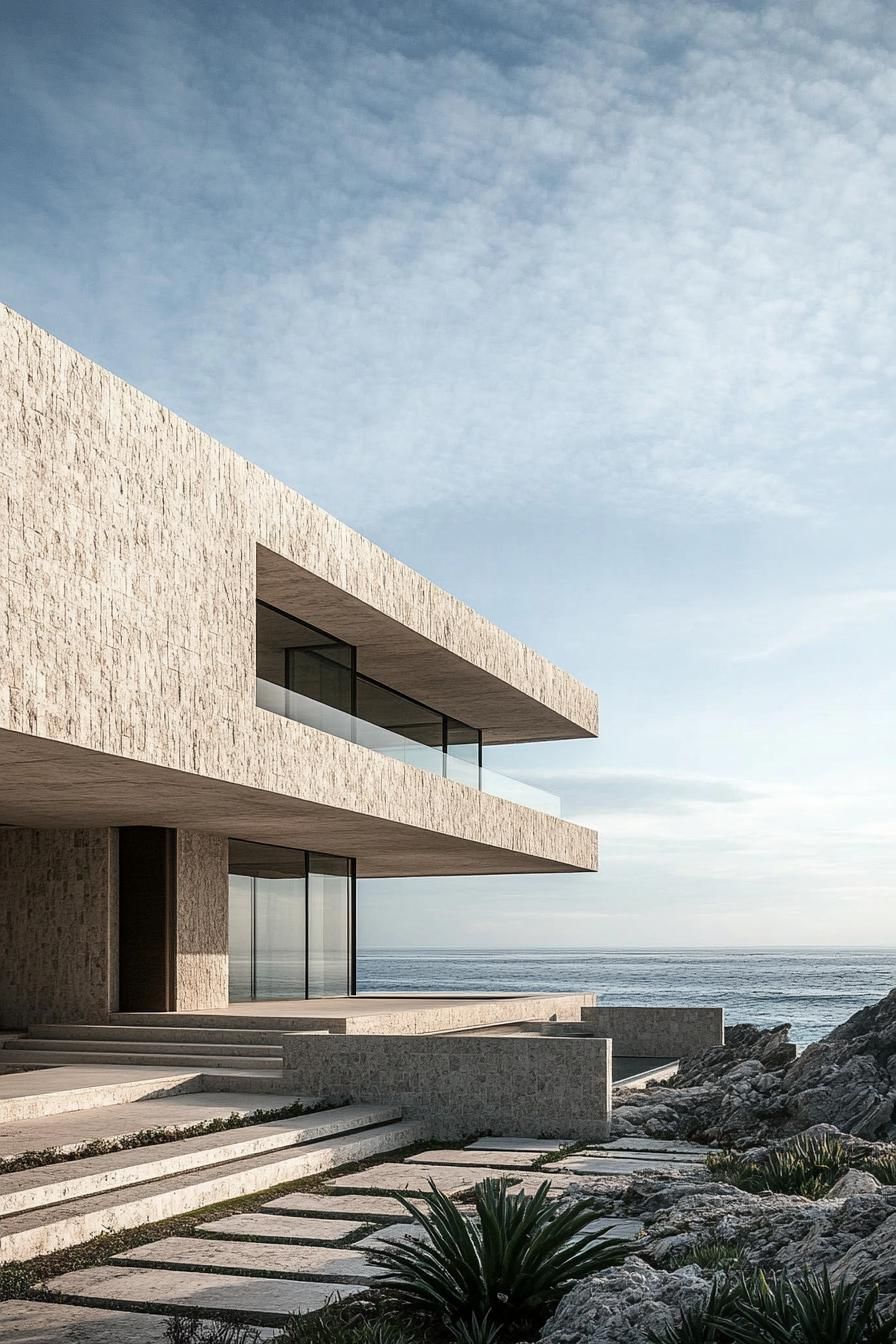Coastal Canvas of Tranquil Blocks