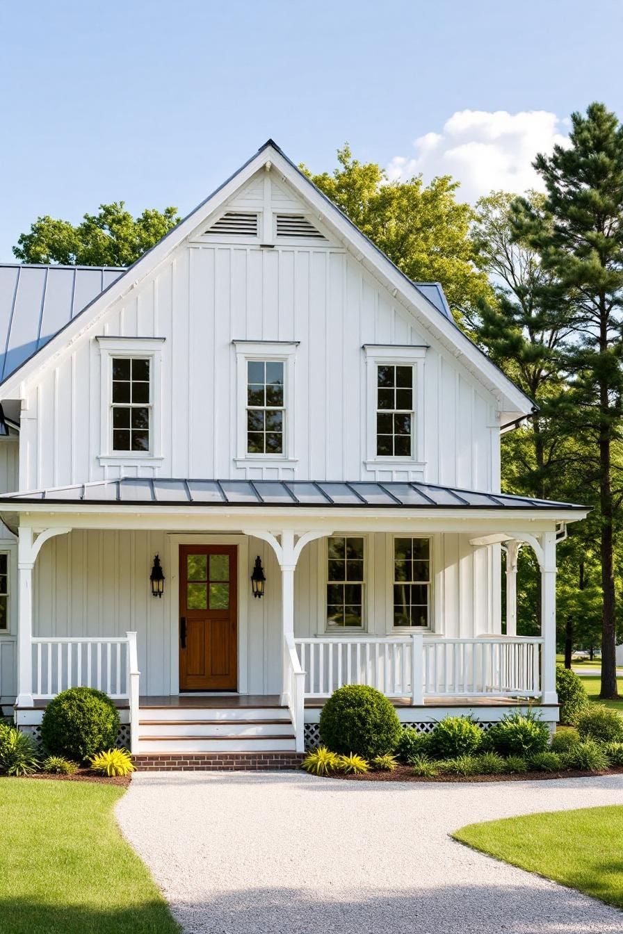 Classic Cottage with a Cheerful Porch