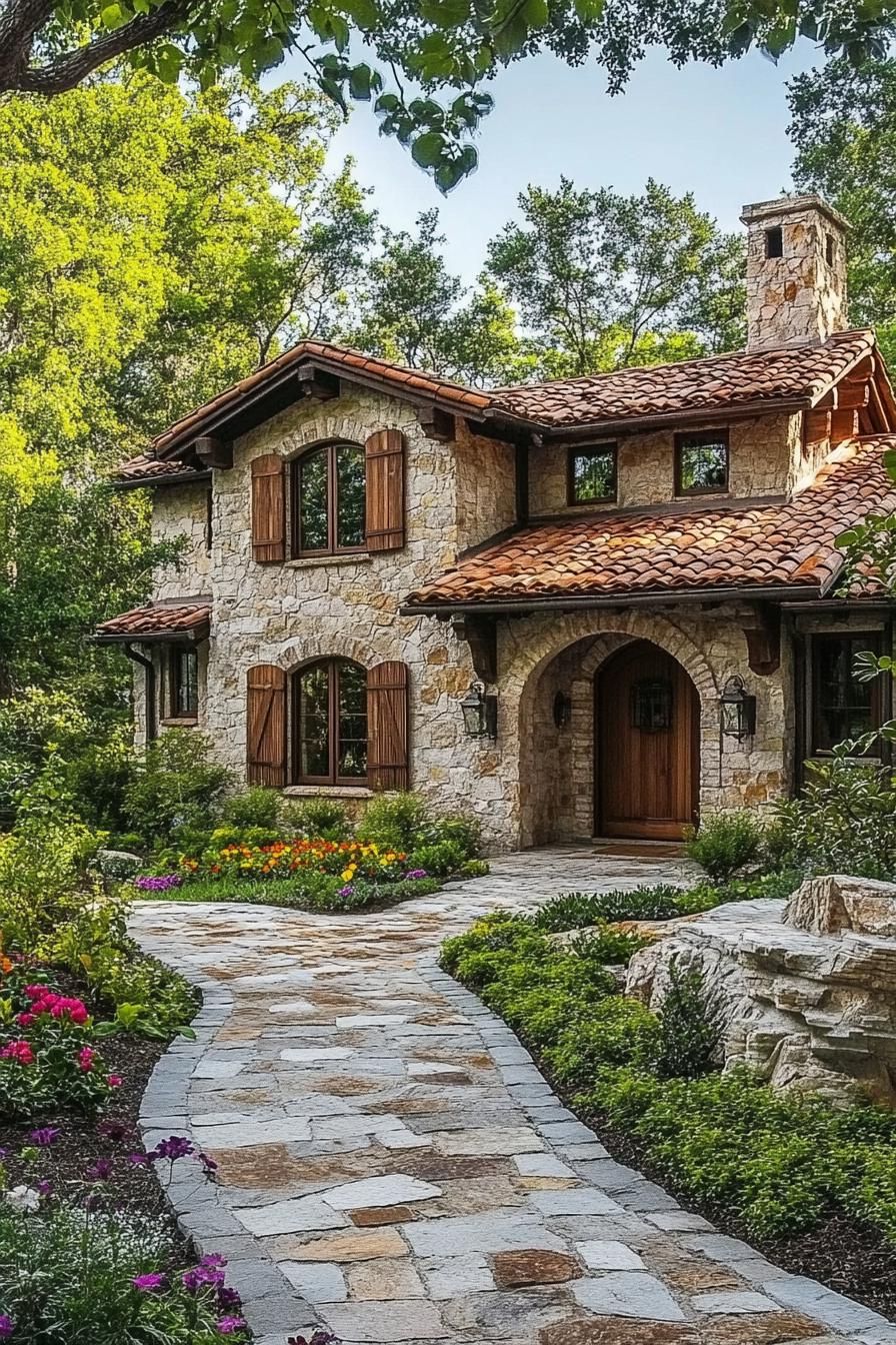 Charming Stone Retreat Under the Canopy