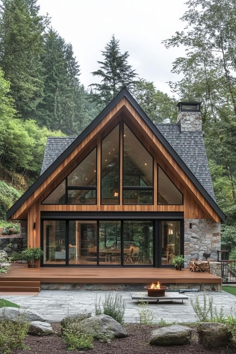 A-Frame Haven in the Woods