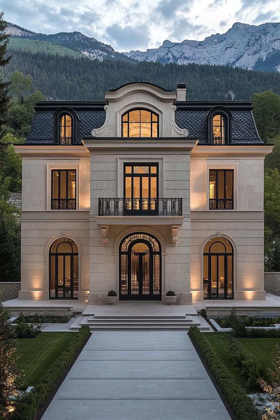 Opulent Neoclassical Guardian of the Peaks