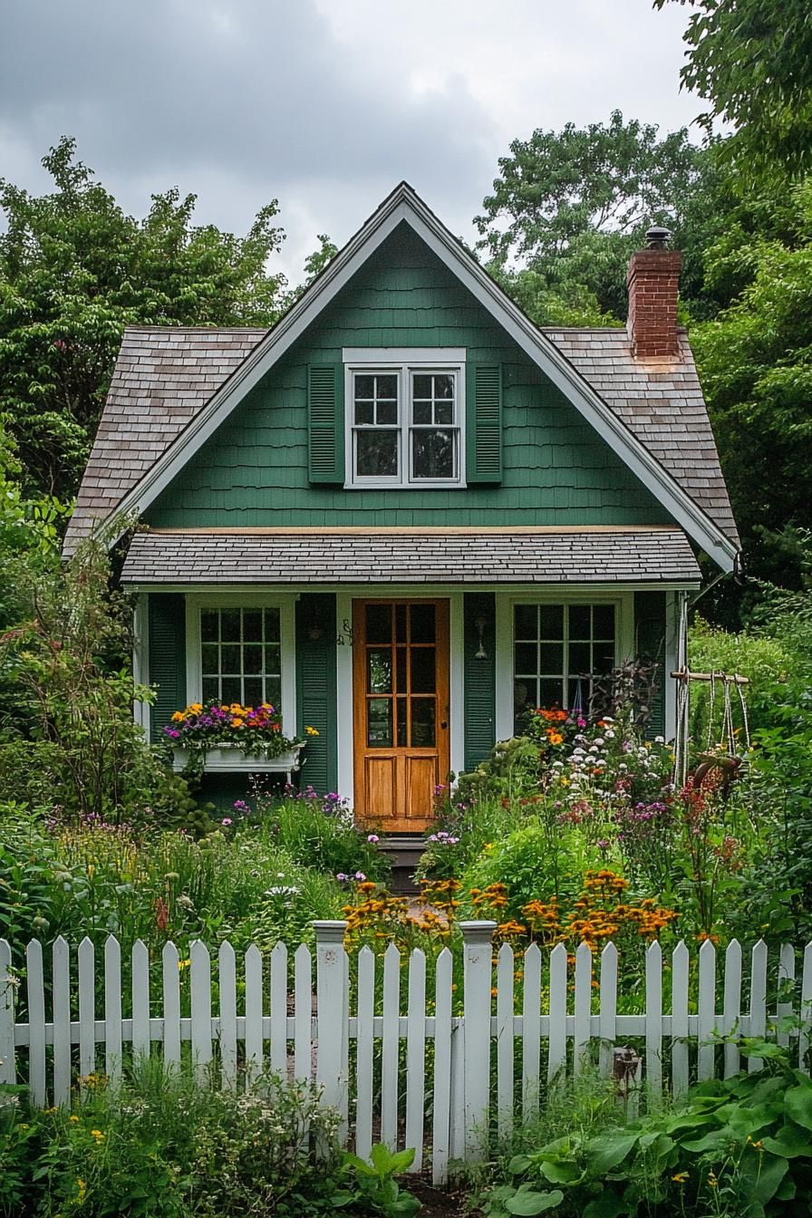 Emerald Retreat Amongst Blooms