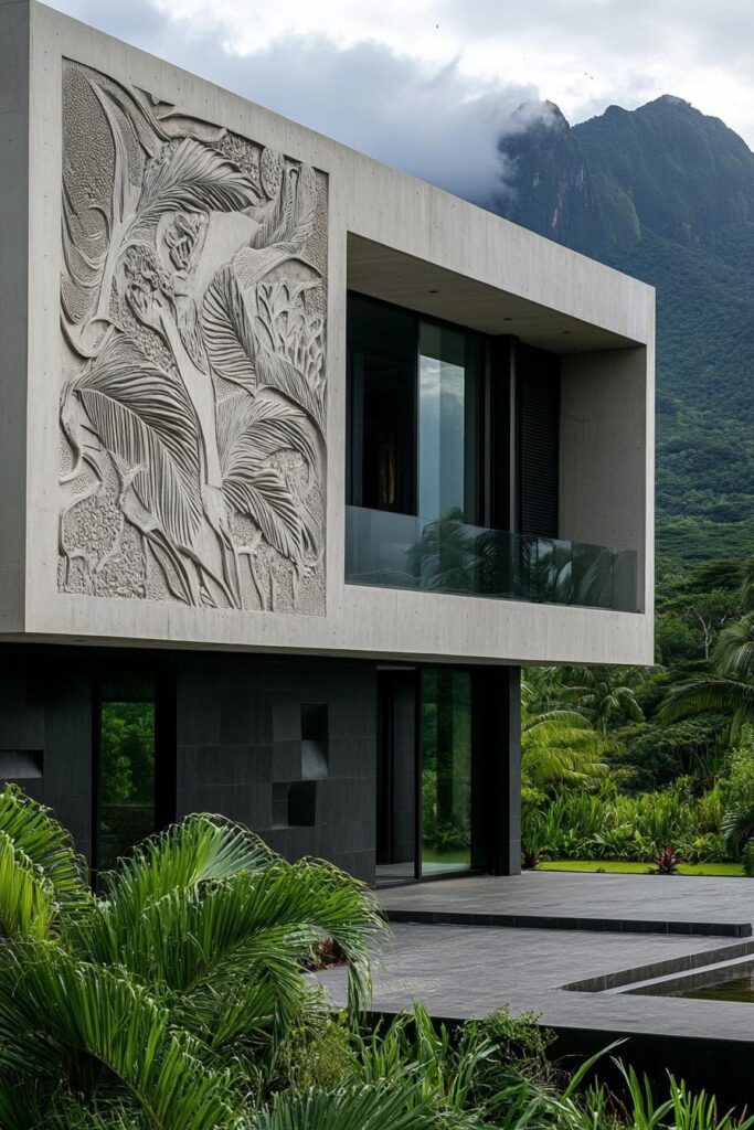 40 Stunning and Durable Precast Concrete Facade Houses