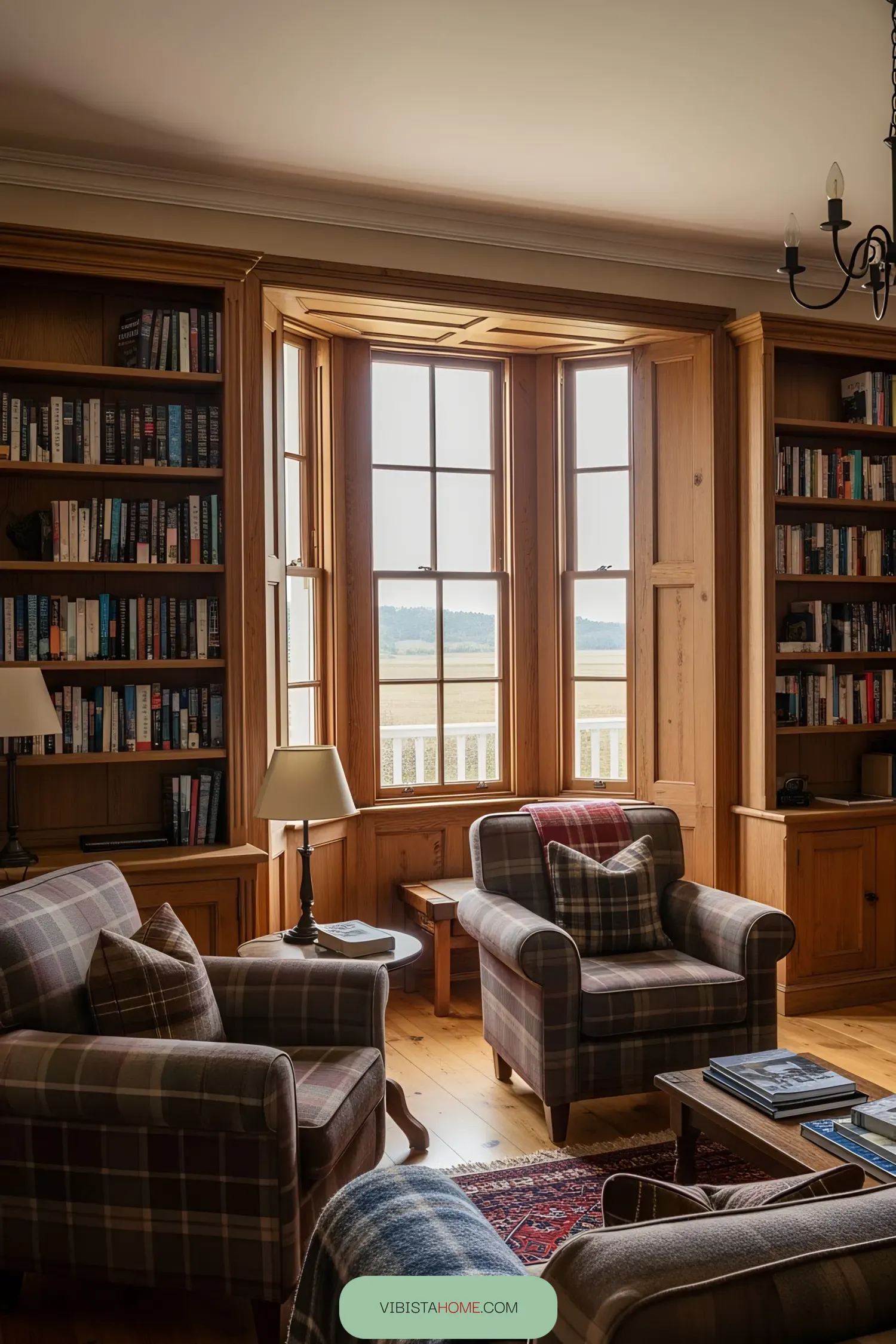 Warm and inviting Scottish cottage interior
