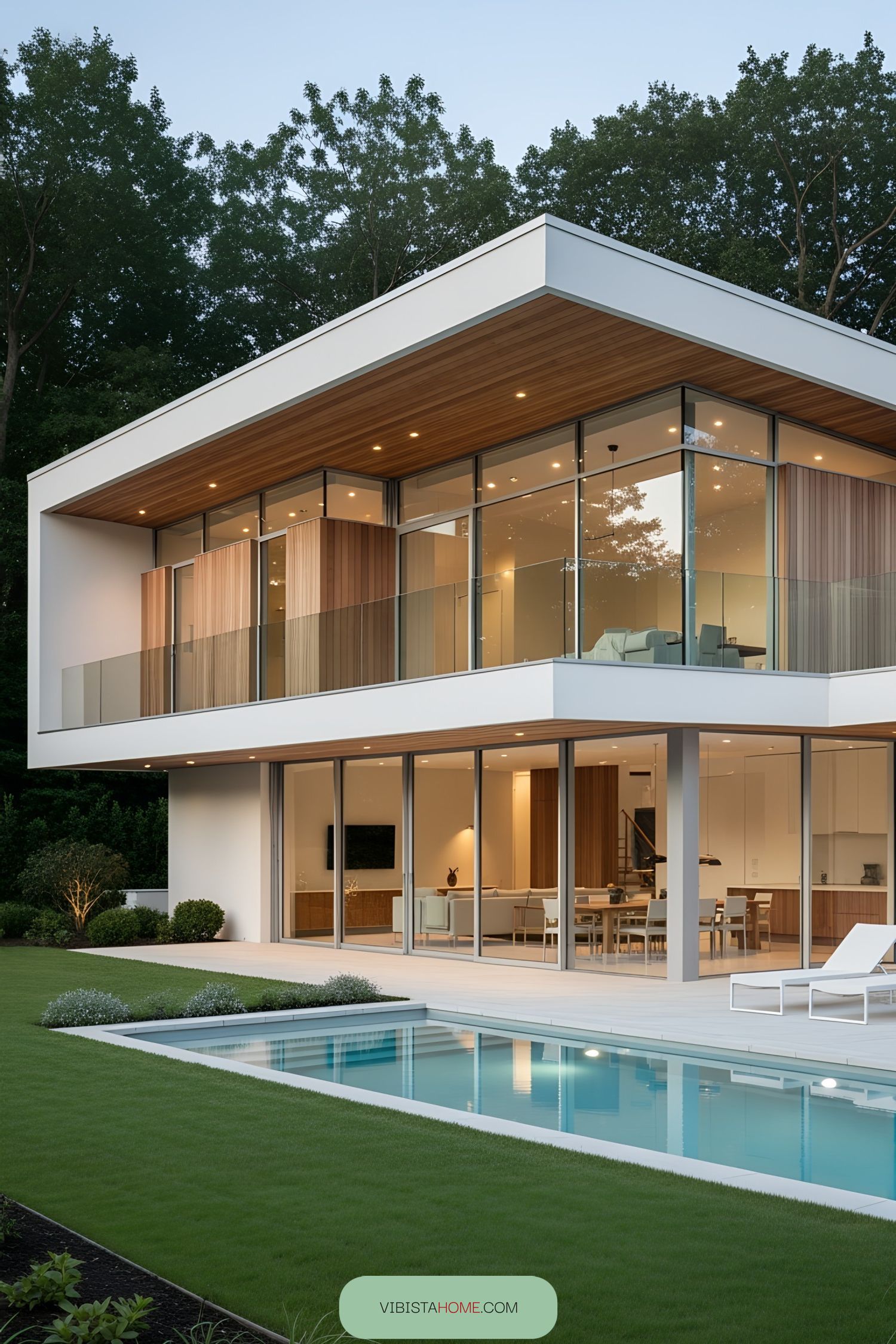 Luxurious open-space villa by the pool